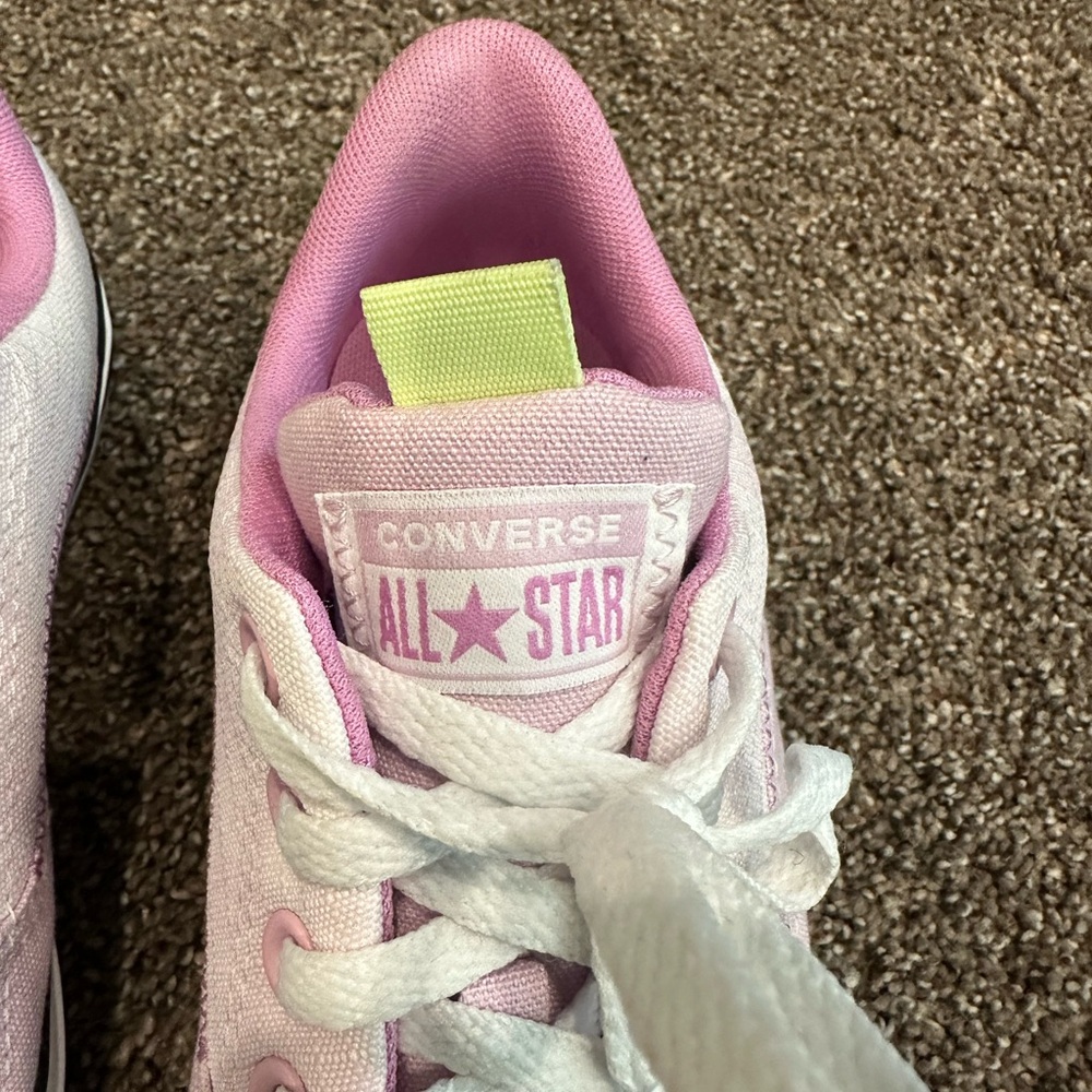Converse Chuck Taylor All Star Rave Stardust Lilac Pink White Size 8 - Picture 4 of 8